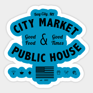 Bay City Public Market & Public House Sticker